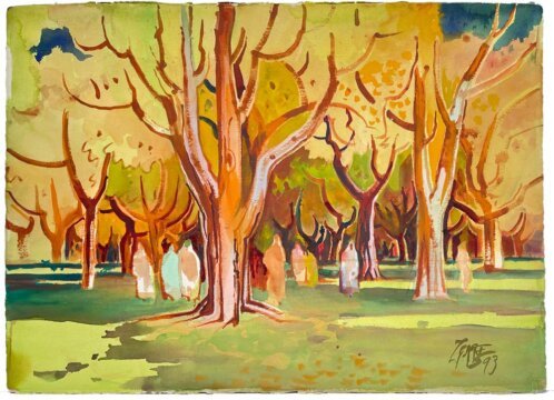 Milford Zornes <span style="font-size:16px; font-weight:normal;">(1908-2008)</span>