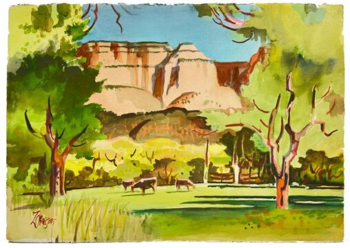 Milford Zornes <span style="font-size:16px; font-weight:normal;">(1908-2008)</span>